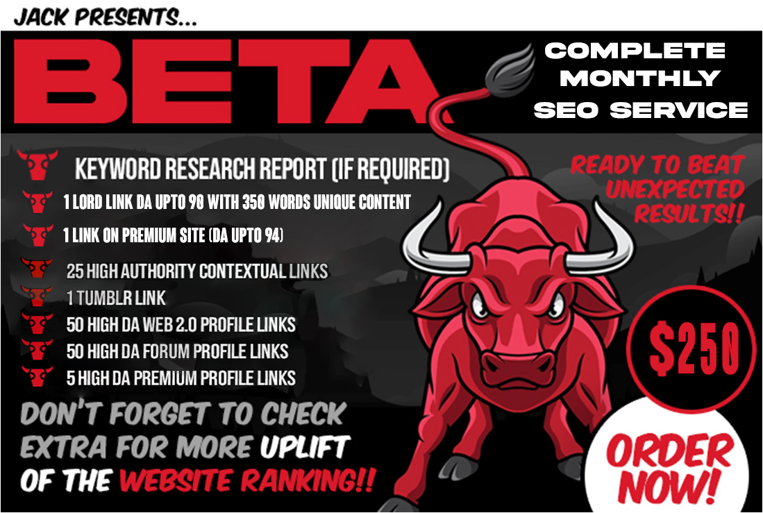 Beta_do big bull complete monthly SEO service for google ranking