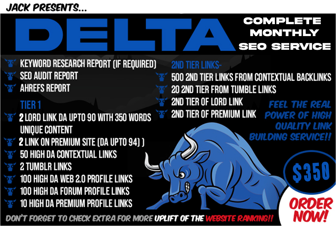 Delta_do big bull complete monthly SEO service for google ranking